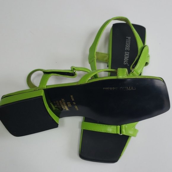 Pierre Dumas Women sandals Lime Green - Picture 9 of 14
